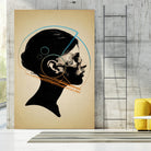 Inside Out by Hidden Moves on GIANT ART - yellow contemporary