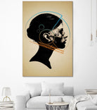 Inside Out by Hidden Moves on GIANT ART - yellow contemporary