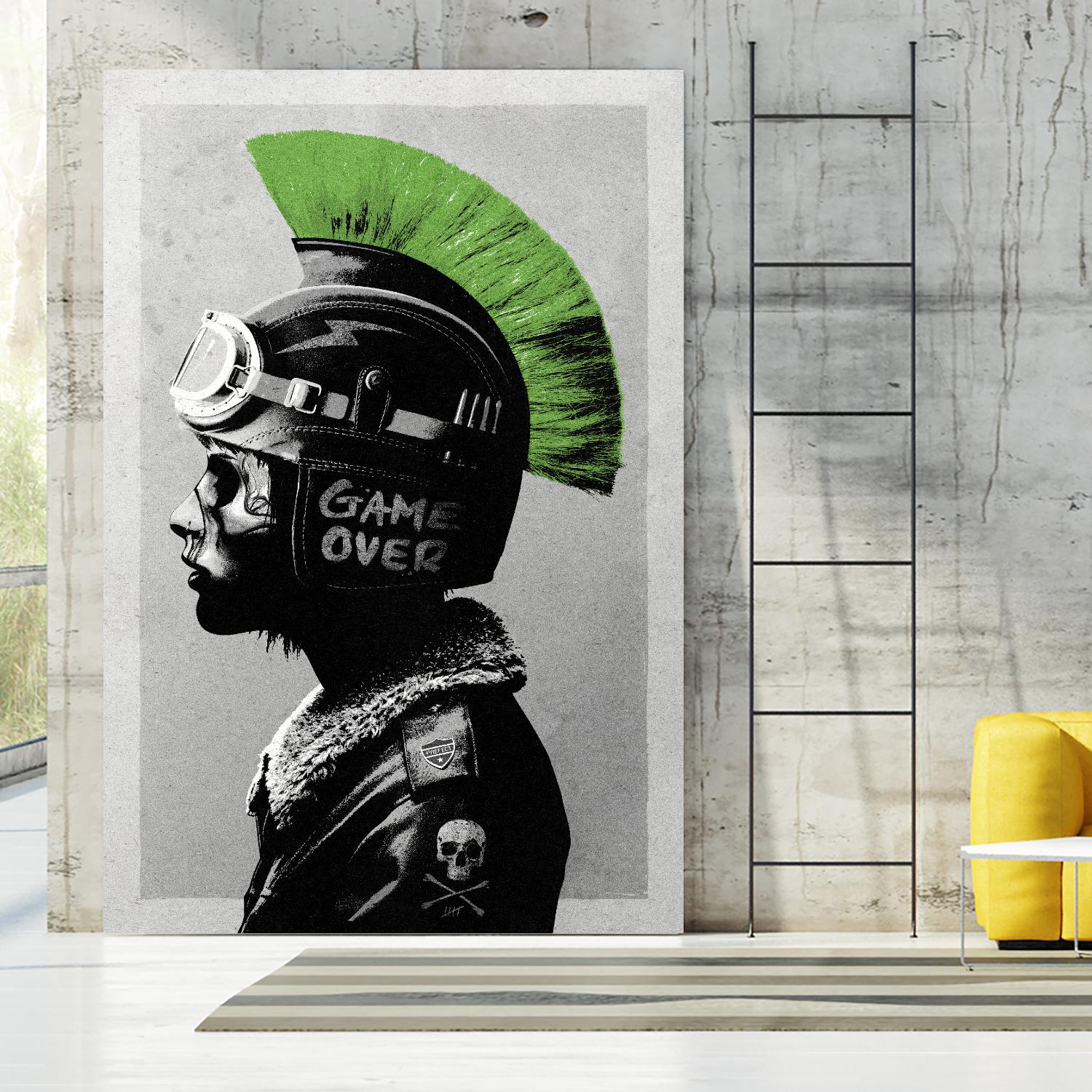 Chaotic Good by Hidden Moves on GIANT ART - green contemporary