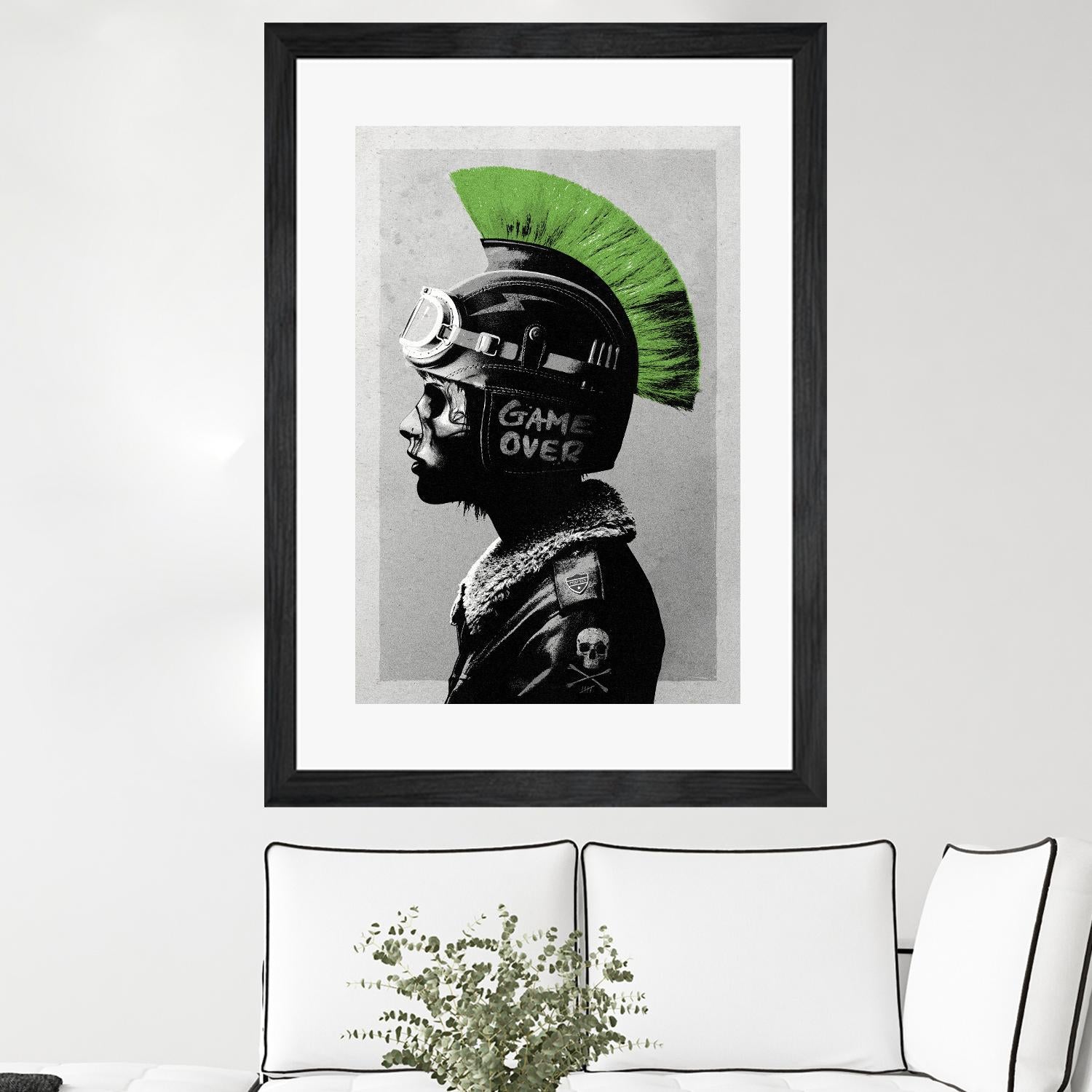 Chaotic Good by Hidden Moves on GIANT ART - green contemporary