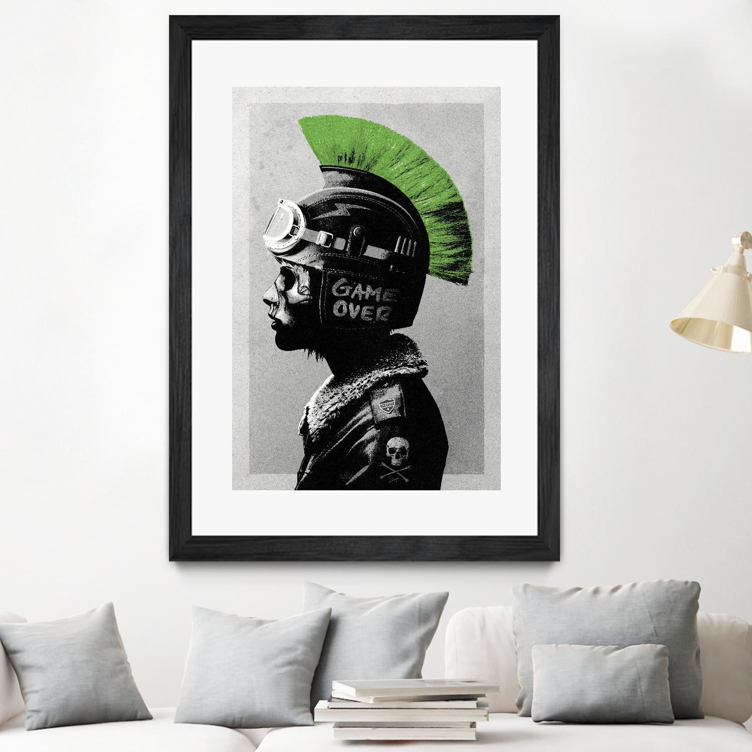 Chaotic Good by Hidden Moves on GIANT ART - green contemporary