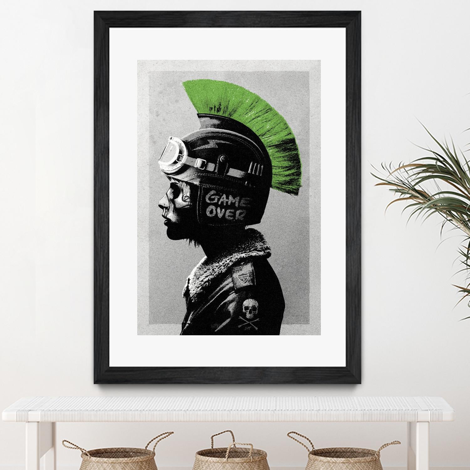 Chaotic Good by Hidden Moves on GIANT ART - green contemporary