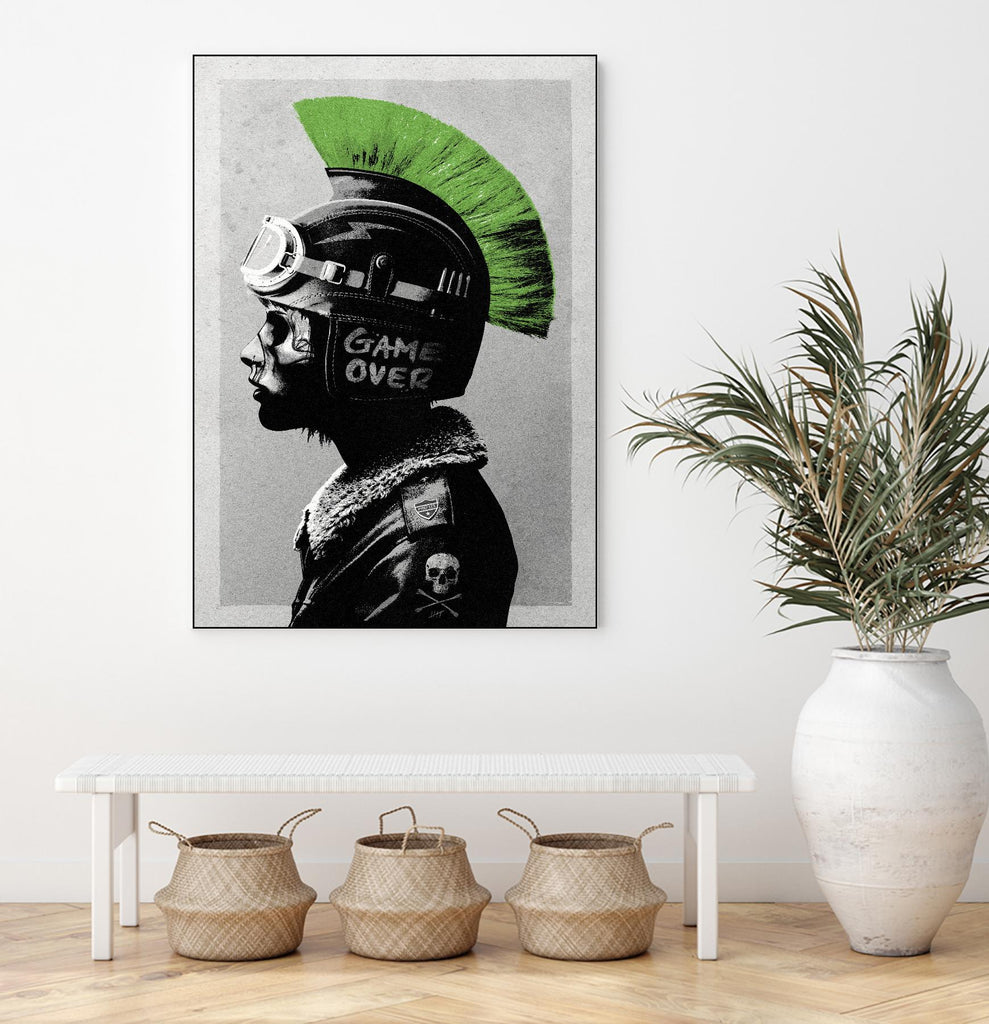 Chaotic Good by Hidden Moves on GIANT ART - green contemporary