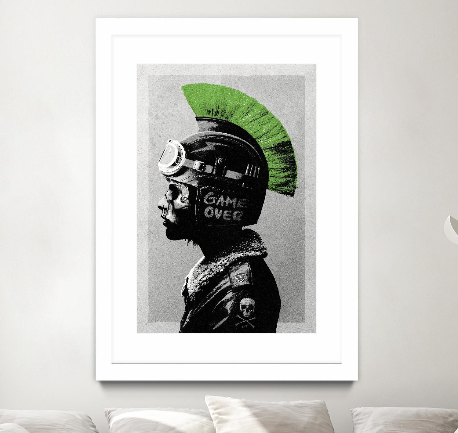 Chaotic Good by Hidden Moves on GIANT ART - green contemporary