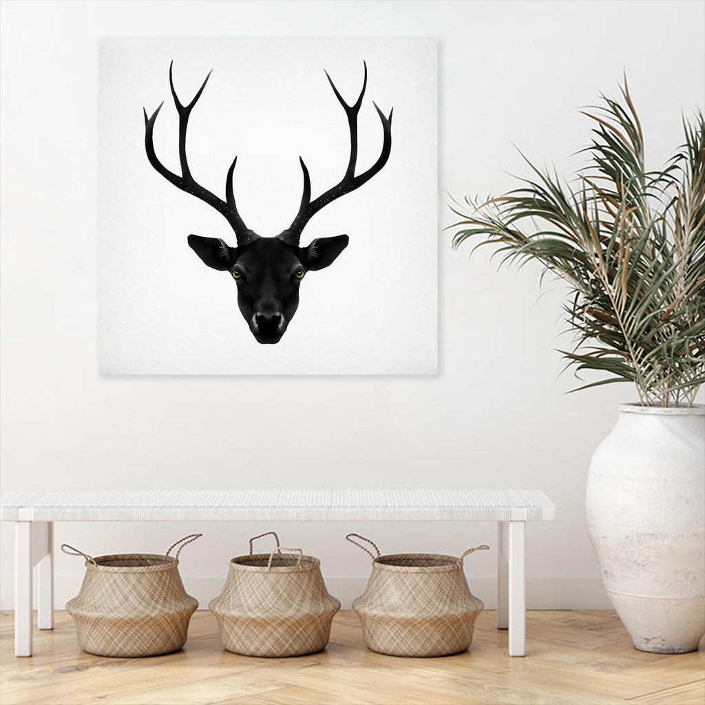 The Black Deer by Ruben Ireland Art Print