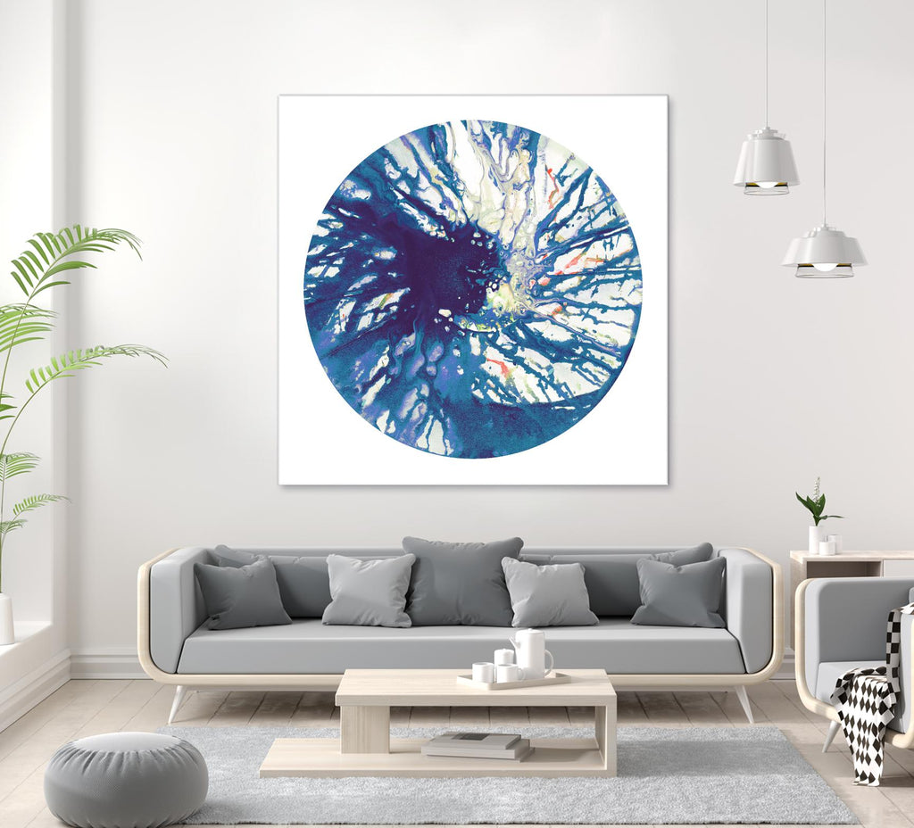 Spin Art 24 by Kyle Goderwis on GIANT ART - pink abstract