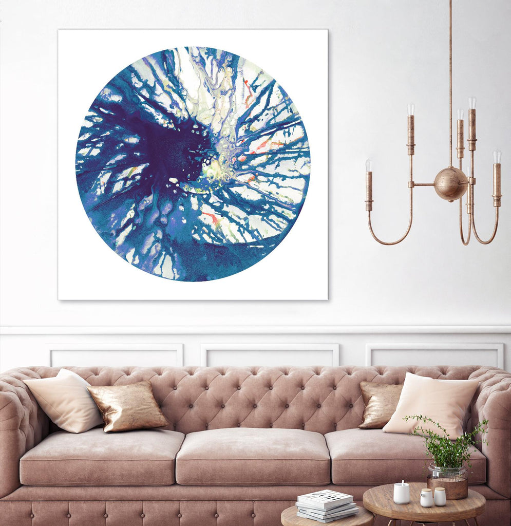 Spin Art 24 by Kyle Goderwis on GIANT ART - pink abstract
