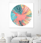 Spin Art 28 by Kyle Goderwis on GIANT ART - pink abstract