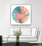 Spin Art 28 by Kyle Goderwis on GIANT ART - pink abstract