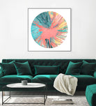 Spin Art 28 by Kyle Goderwis on GIANT ART - pink abstract