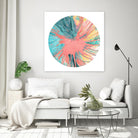 Spin Art 28 by Kyle Goderwis on GIANT ART - pink abstract