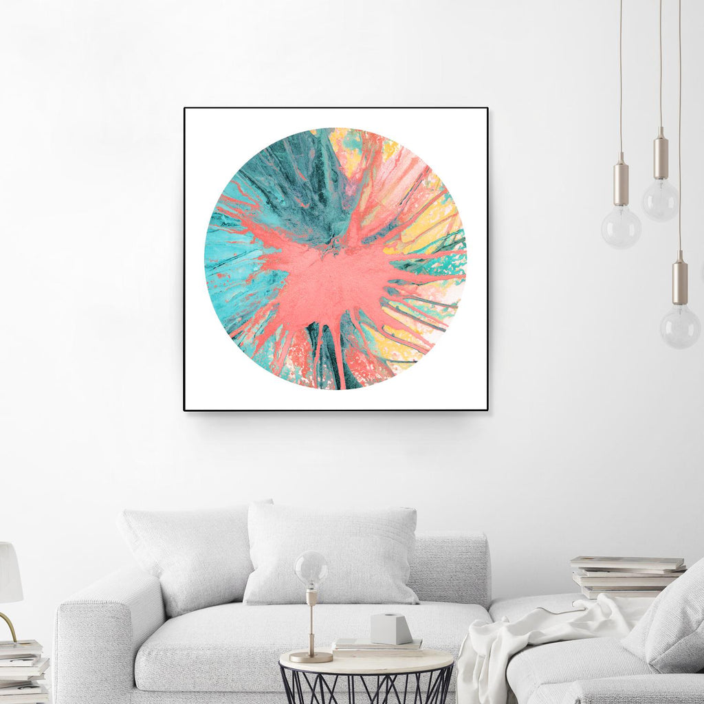 Spin Art 28 by Kyle Goderwis on GIANT ART - pink abstract