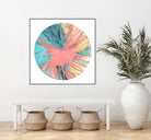 Spin Art 28 by Kyle Goderwis on GIANT ART - pink abstract