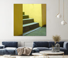 Yellow Stairway-recolor by Acer Images on GIANT ART - orange photo art