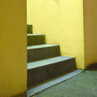 Yellow Stairway-recolor by Acer Images on GIANT ART - orange photo art