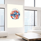 Embroidered Prism Collage 1 by Natasha Marie on GIANT ART - grey abstract