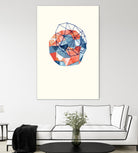 Embroidered Prism Collage 1 by Natasha Marie on GIANT ART - grey abstract