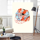 Embroidered Prism Collage 6 by Natasha Marie on GIANT ART - grey contemporary