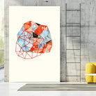 Embroidered Prism Collage 6 by Natasha Marie on GIANT ART - grey contemporary