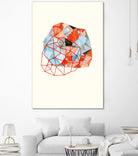 Embroidered Prism Collage 6 by Natasha Marie on GIANT ART - grey contemporary