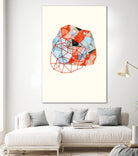 Embroidered Prism Collage 6 by Natasha Marie on GIANT ART - grey contemporary