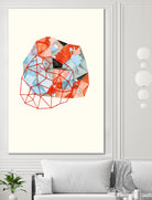 Embroidered Prism Collage 6 by Natasha Marie on GIANT ART - grey contemporary