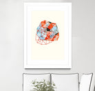 Embroidered Prism Collage 6 by Natasha Marie on GIANT ART - grey contemporary