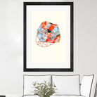 Embroidered Prism Collage 6 by Natasha Marie on GIANT ART - grey contemporary