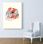 Embroidered Prism Collage 6 by Natasha Marie on GIANT ART - grey contemporary