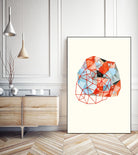 Embroidered Prism Collage 6 by Natasha Marie on GIANT ART - grey contemporary