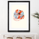 Embroidered Prism Collage 6 by Natasha Marie on GIANT ART - grey contemporary