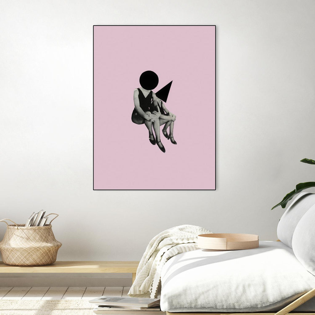 Pink Opaque by Richard Vergez on GIANT ART - pink abstract