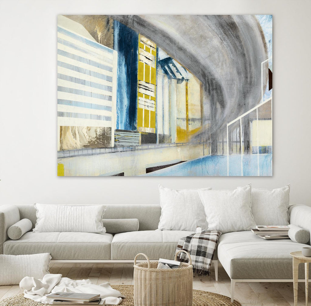 Overpass 2 by Kyle Goderwis on GIANT ART - grey city scene