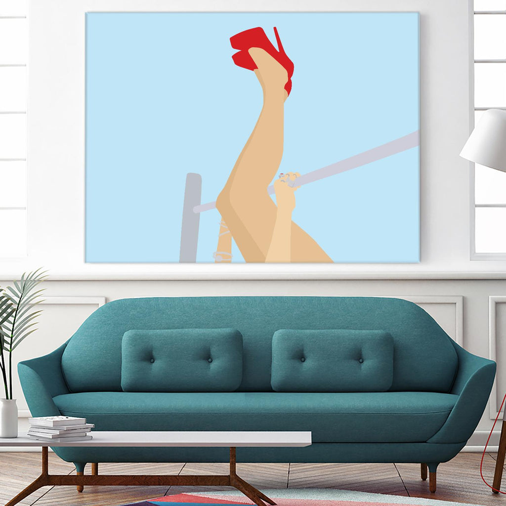 Head Over Heels by Eric Scheib on GIANT ART - grey contemporary