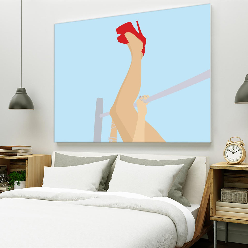 Head Over Heels by Eric Scheib on GIANT ART - grey contemporary