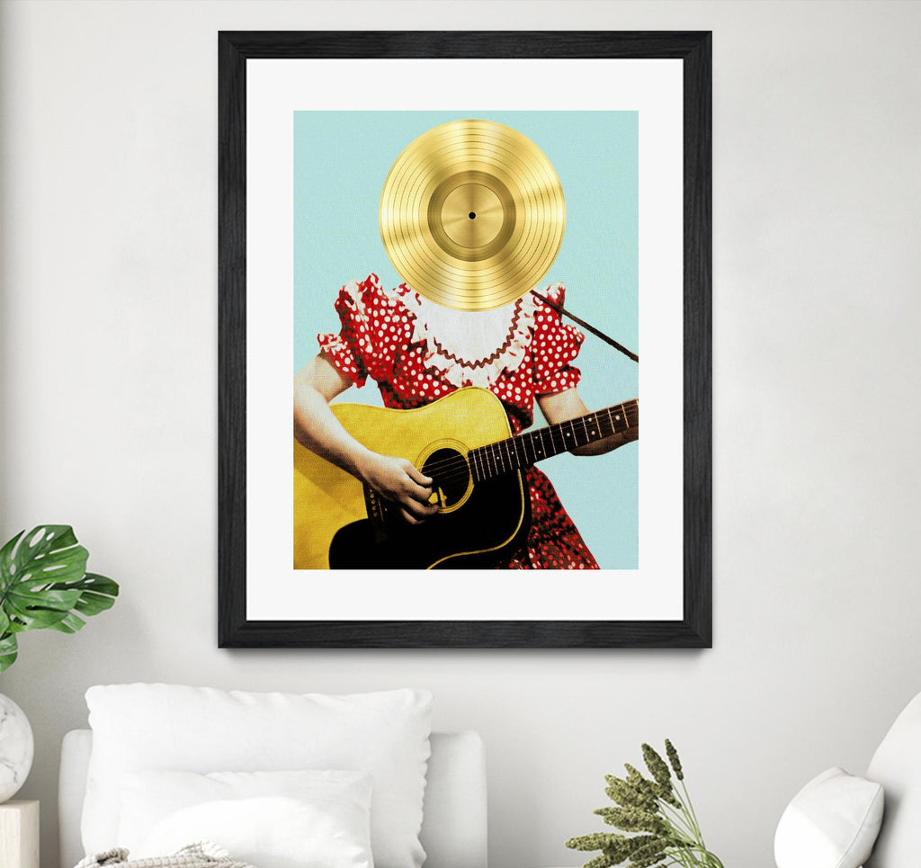 Country Western Gal by DavidJordan Williams on GIANT ART - red contemporary