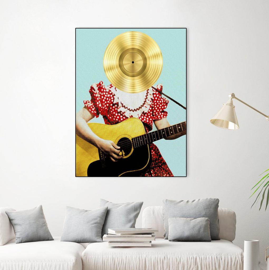 Country Western Gal by DavidJordan Williams on GIANT ART - red contemporary