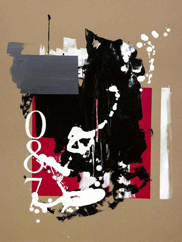 Zero Series No. 087 par Emma Jones sur GIANT ART - abstrait rouge