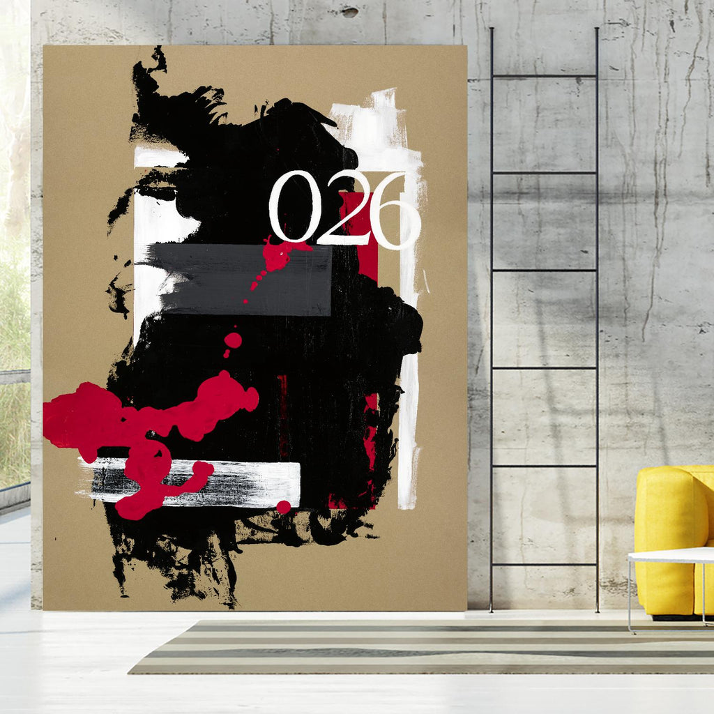 Zero Series No. 026 by Emma Jones on GIANT ART - red abstract