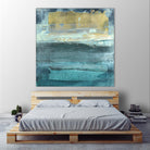 Indigo Evening 1 by Maeve Harris on GIANT ART - green abstract