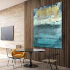 Indigo Evening 1 by Maeve Harris on GIANT ART - green abstract