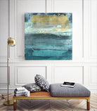 Indigo Evening 1 by Maeve Harris on GIANT ART - green abstract