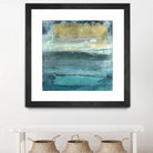 Indigo Evening 1 by Maeve Harris on GIANT ART - green abstract