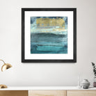 Indigo Evening 1 by Maeve Harris on GIANT ART - green abstract