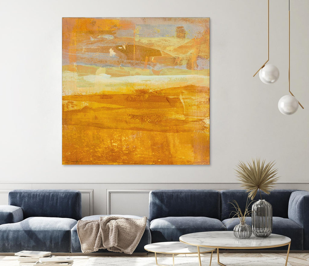Citrus Dawn 1 by Maeve Harris on GIANT ART - orange abstract