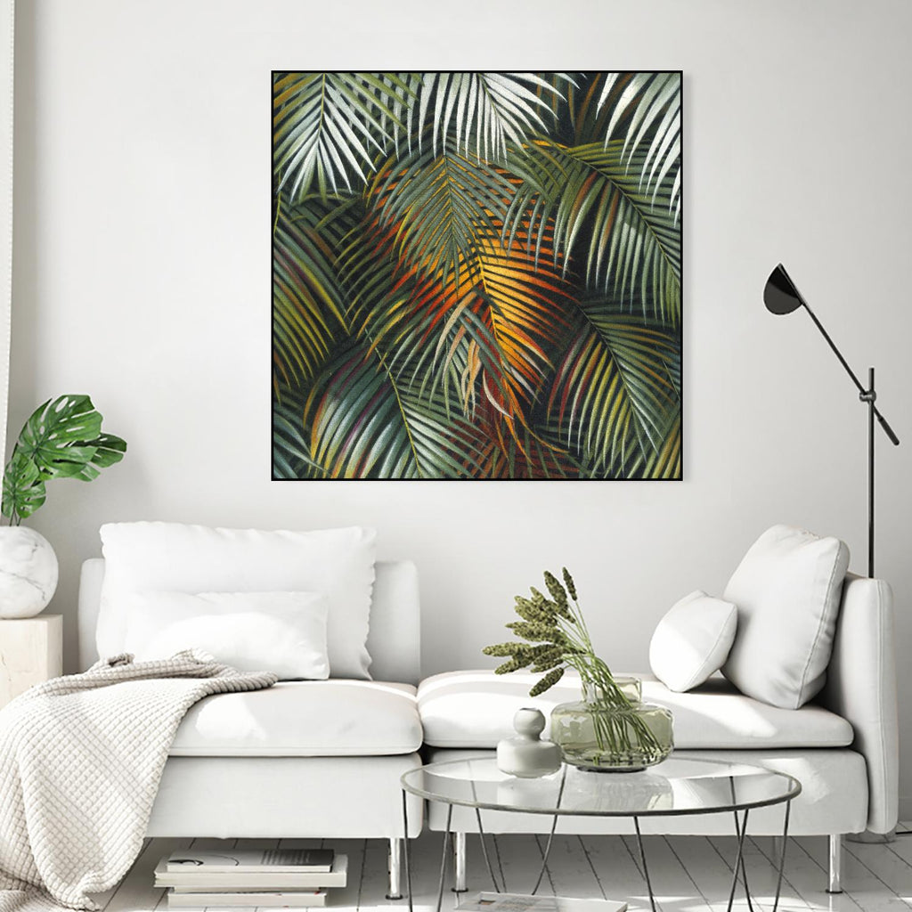Suite tropicale VI par Nyoman Sudarsa sur GIANT ART - jaune tropical