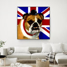 Bully by Will Bullas on GIANT ART - blue animals