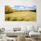 Wild Meadows by Stephen Henning on GIANT ART - blue landscape