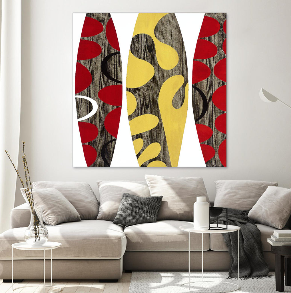 Empowerment II by Mary Calkins on GIANT ART - red abstract