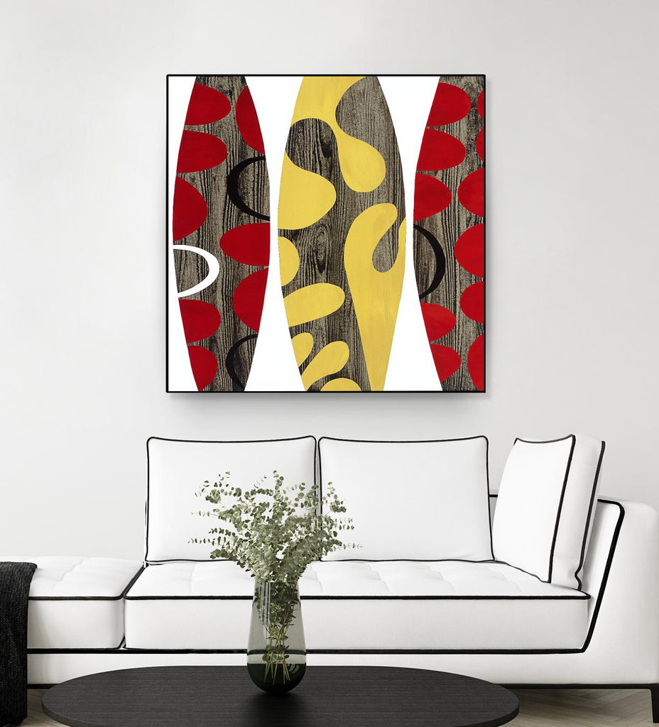 Empowerment II by Mary Calkins on GIANT ART - red abstract